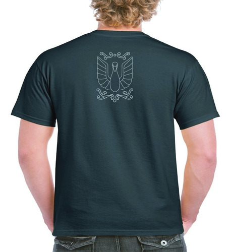 Imagen 2 de 2 de Playera Skull Caballero Del Zodiaco Cisne Hombre