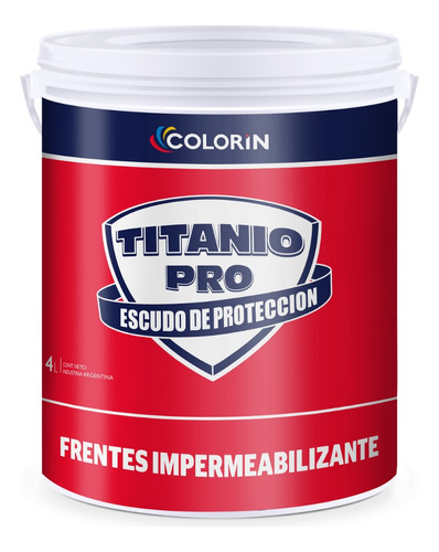 Latex Titanio Pro Impermeabilizante X10l Blanco Don Luis 