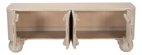 Mesa De Tv Kuti Natural Këssa Muebles