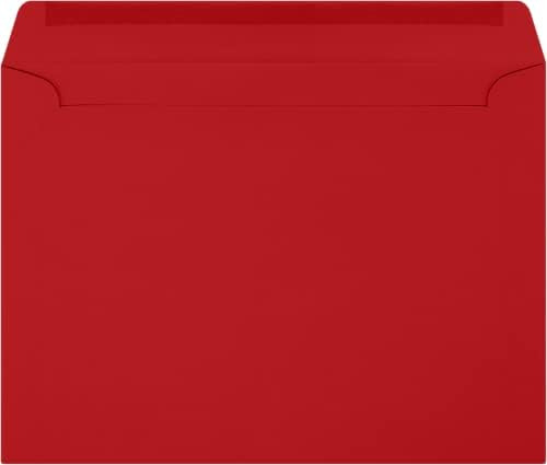 Luxpaper 9 X 12 Sobres Tipo Folleto | Rojo Rubí | 80 Libras.