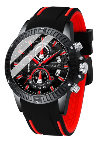 Reloj Mf Mini Focus Para Hombre, Cronógrafo, Resistente Al A