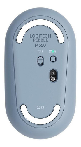 Imagen 3 de 7 de Mouse inalámbrico Logitech Pebble M350 gris azulado