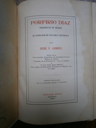 Porfirio Diaz Fundador De Una Gran Republica Jose Godoy 1910