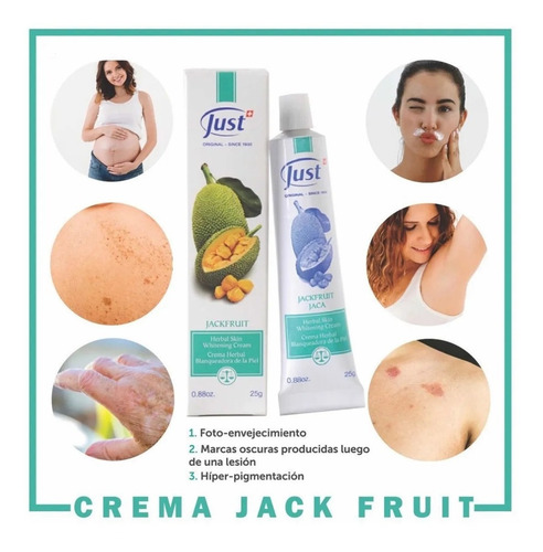 Imagen 5 de 8 de Crema Blanqueadora De Jackfruit 25g Swiss Just