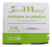 Comprar Jeringa Sin Aguja Sensimedical 3ml Caja Con 100 Pzs