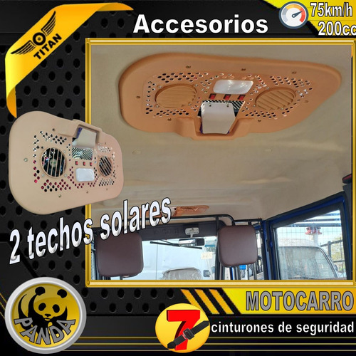 Triciclo Naftero 7 Pasajeros Motocarro Titan Panda 200cc 0km