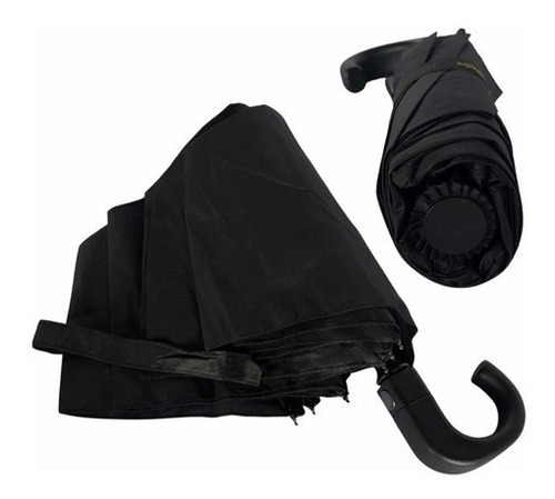 Guarda Chuva A Automático Reforçado Cor Preto Desenho do tecido Sem