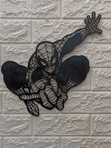 Fantasía 3d De Figura Spiderm, Material Mdf, Pintado.