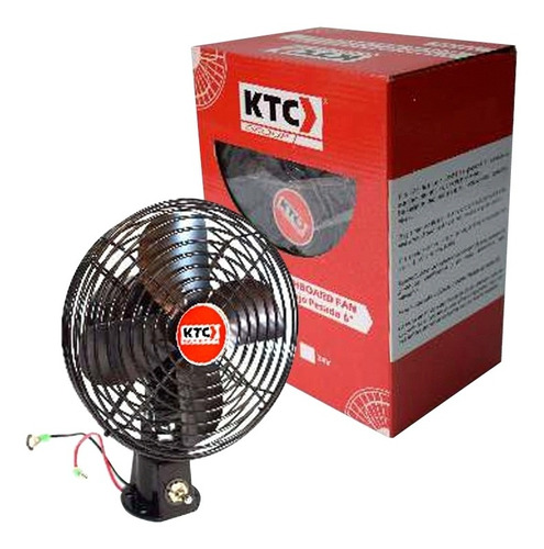 1 Ventilador Metalico Negro Heavy Duty 6 24v X1