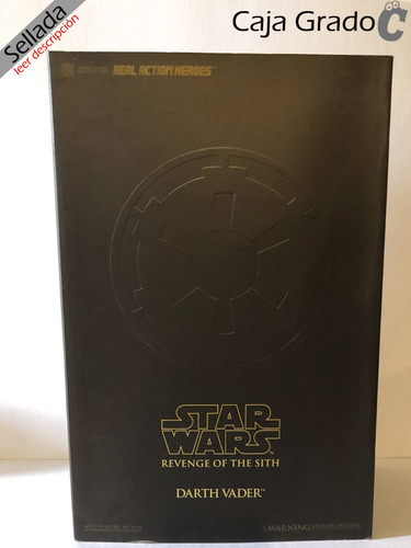 Medicom Rah Darth Vader Star Wars Revenge Sith Escala 1/6 (Usado)