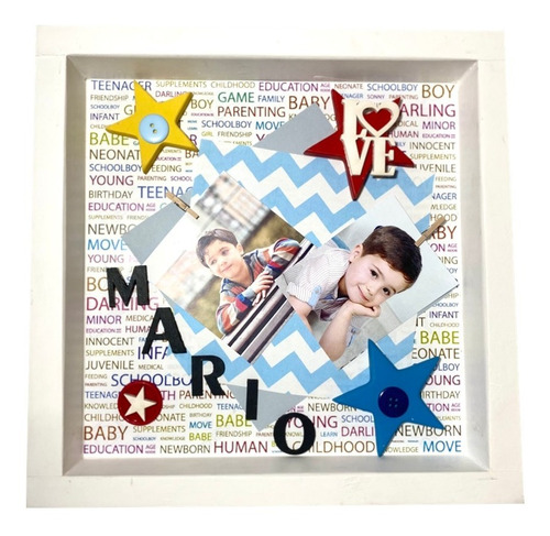 Cuadro Personalizado Con Foto Bebes,niños, Regalo, Sanfer