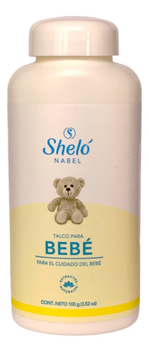 Talco Para Bebe Con Fecula De Maíz Shelo Nabel® 100grs. 5pz