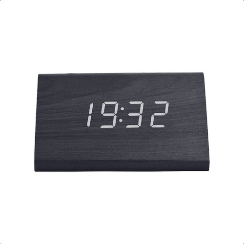 Reloj Digital De Madera Con Temperatura Dormitorio Oficina