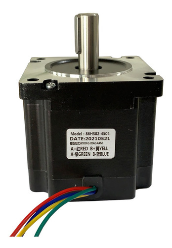 Imagem 1 de 8 de Motor De Passo Nema 34 45kgf.cm 4,5a - Pronta Entrega