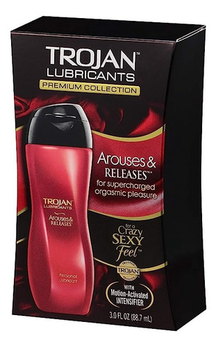 Lubricante Trojan Premium Arouses Releases 88.7ml Americano