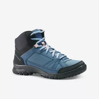 Botas Senderismo Nh100 Azul/gris Mid Mujer Quechua