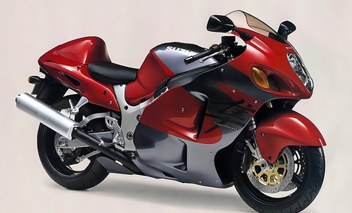 Kit Adesivos Para Suzuki Hayabusa Gsx 1300r 2000 16042 Cor Preto