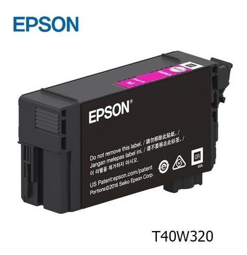 Tinta Epson Magenta 50 Ml T40w3 Plotter T3170 | T5170.