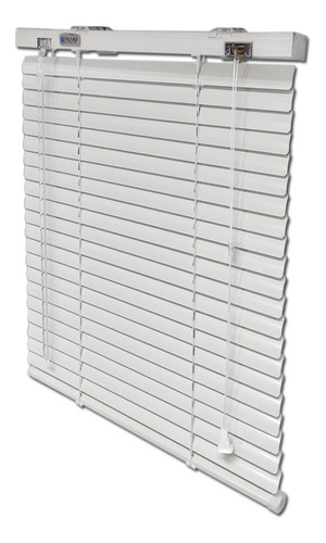 Cortina Palmer Veneciana De Aluminio 100x120 Cm 4 Colores Blanco