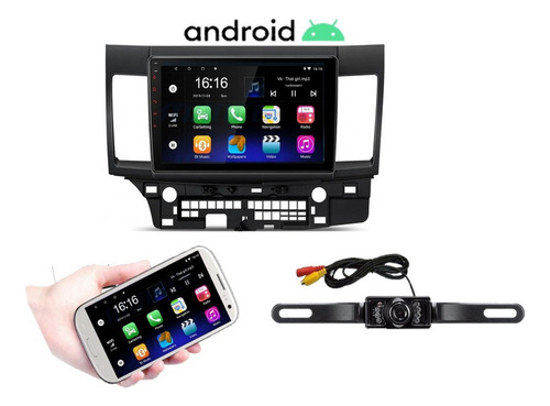 Qczk Cámara Portátil Wifi Autoestereo Mitsubishi Lancer