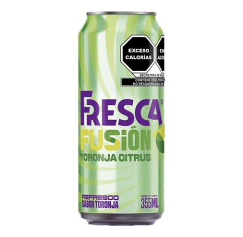 Refresco Fresca Fusion Toronja Citrus 3 Pzs De 355 Ml C/u