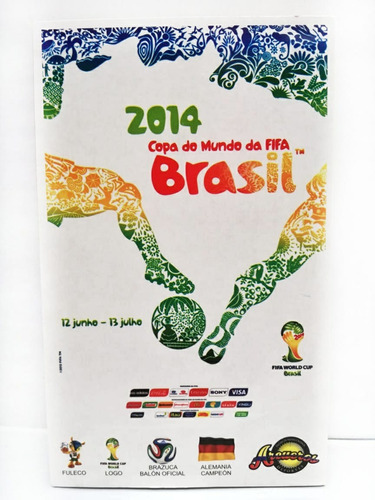 Balón Tamaño #2 Mundial Brasil 2014 + Retablo