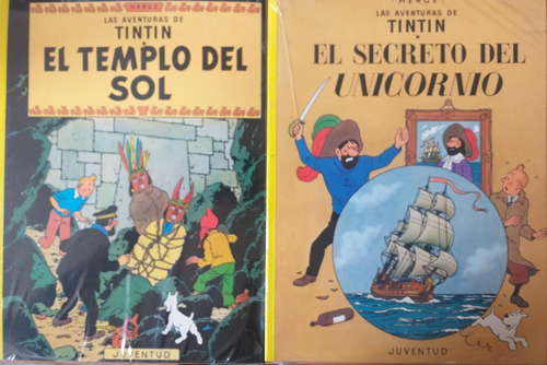 X2 Aventuras De Tintin Templo Del Sol + Unicornio Juventud