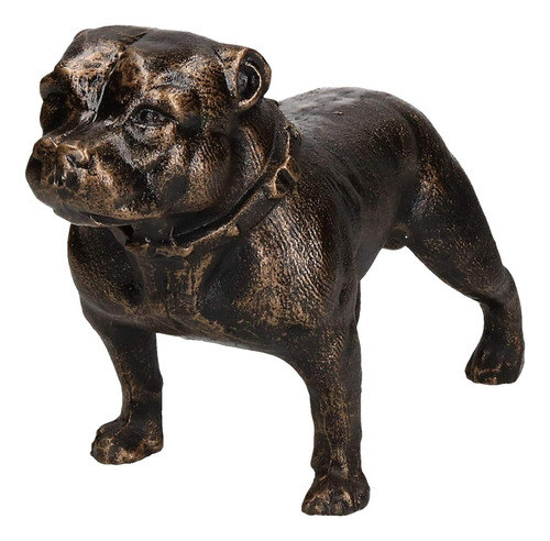 Ab Tools Pit Bull Terrier Dog Cast Iron Statue Figure Trophy