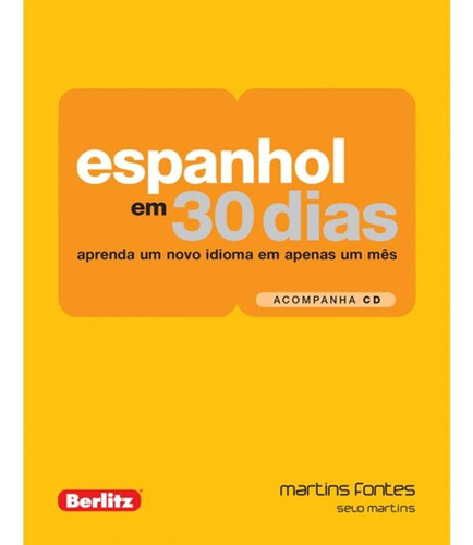 Livro Espanhol Em 30 Dias