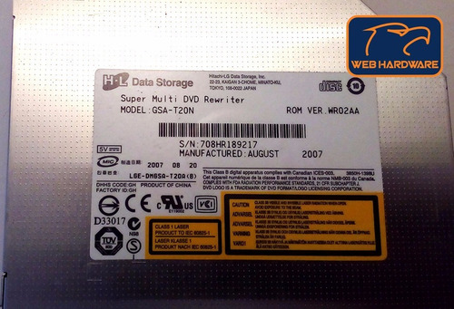 Imagem 4 de 4 de Gravador Dvd-rw Notebook Usado