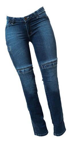 Calça Feminina Jeans Proteção Moto Hlx Concept