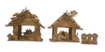 Comprar 3 Nacimientos Infantil, Incluye Reyes Y Pesebre (portal) Mdf