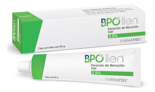 Bpollen Peróxido De Benzoílo 2.5% Gel Barros Y Espinillas