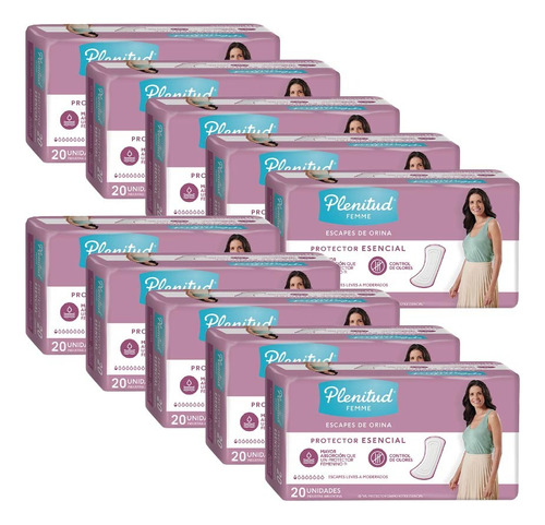 Plenitud Femme Protector Esencial 10 Unidades X20