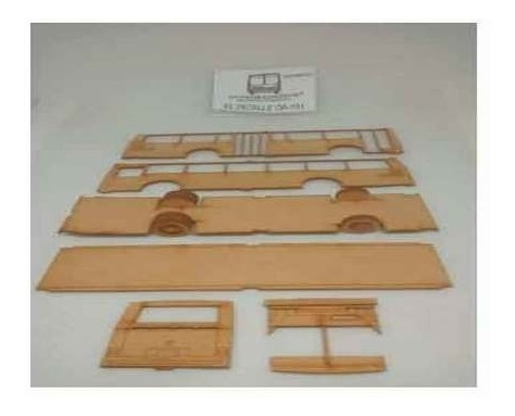 Imagen 2 de 5 de Nico Colectivo Puma D12 Tatsa Kit Fibrofacil H0 (mnc 93)