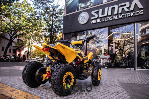 Mini Cuatriciclo Electrico Para Niños 800w Sunra + Casco / M