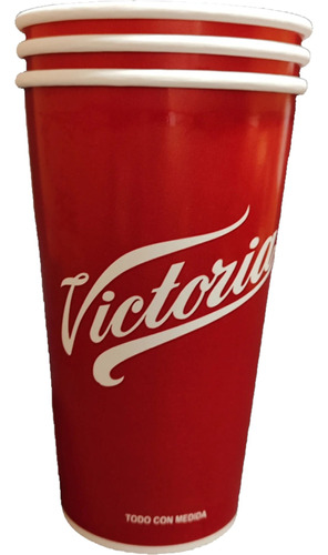  Vaso Desechable Viky Encerado  Miche 50 Pzas 44oz 1300ml