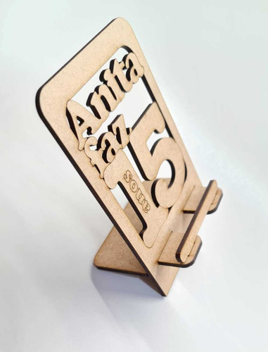 30 Porta Celular Personalizado Para Brinde Mdf Cru