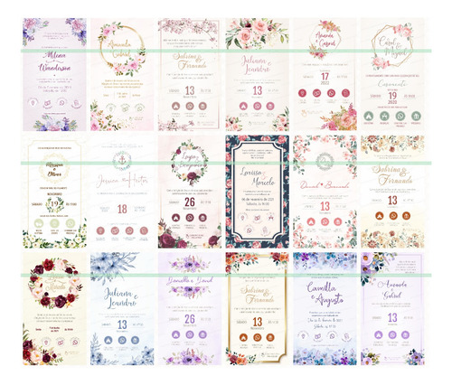 Convite Casamento Virtual Interativo Whatsapp Rustico 117