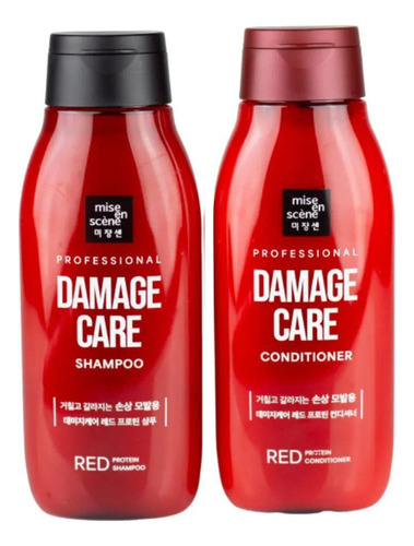 Kit Sh + Cond 200ml Damage Care Red Protein Mise En Scène