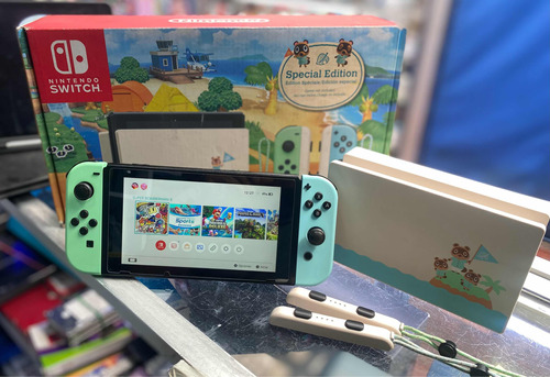 Nintendo Switch Edición Animal Crossing 128g. 14 Juegos