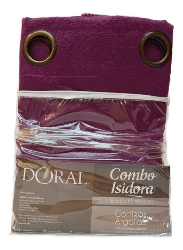 Cortinas Black Out - Combo Isidora Doral - 8 Piezas