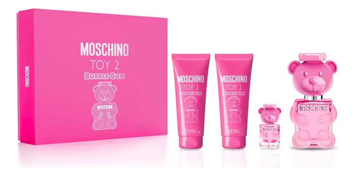 Set Toy 2 Bubble Gum De Moschino 4 Piezas Edt
