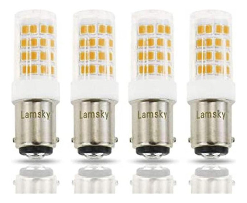 Lamsky Bombilla Led Ba15d De Doble Contacto Con Base De