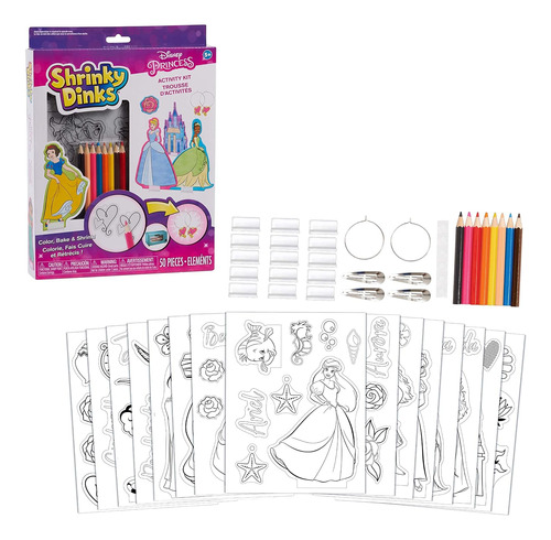 Disney Princesses Shrinky Dink Kit, Juguetes Niños Par...