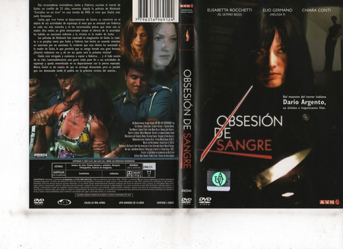 Obsesión De Sangre - Dvd Original - Buen Estado