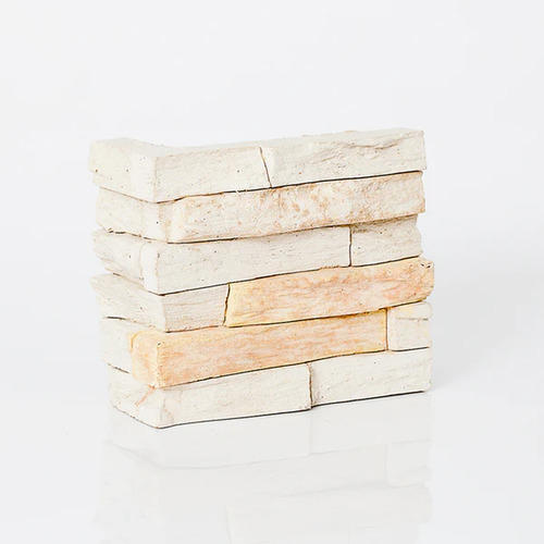 Imagen 3 de 9 de Esquinero Cementicio Ecostone Serrana Marfil X Caja 1,45 Ml