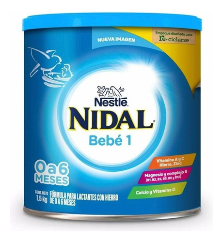 Formula Lactantes Nestlé Nidal 0 A 6 Meses **envio Gratis**