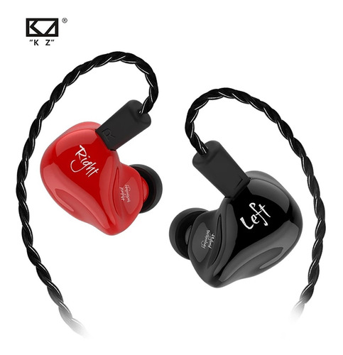 Audifonos Kz Zs4, Con Microfono, Cable Reemplazable