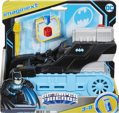 Carro Batman Lanzador Fisher Price Original Tanque